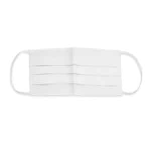 Masque en tissu blanc